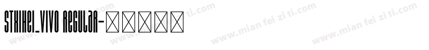 STXihei_vivo Regular字体转换